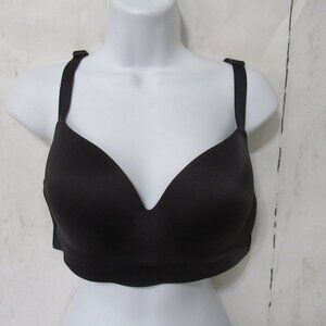 Soma Bra 38C Black Enbliss Wireless Luxe J Hook Padded Lace Seamless
